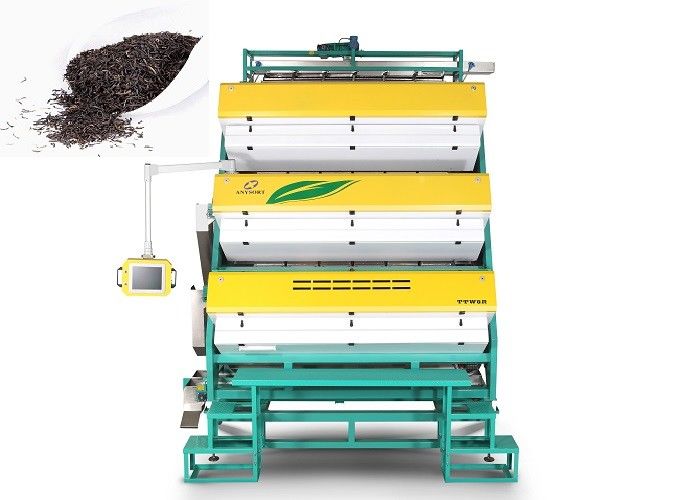 1200 kg / H Usuwanie zanieczyszczeń Ccd Tea Color Sorter Inteligentna kontrola